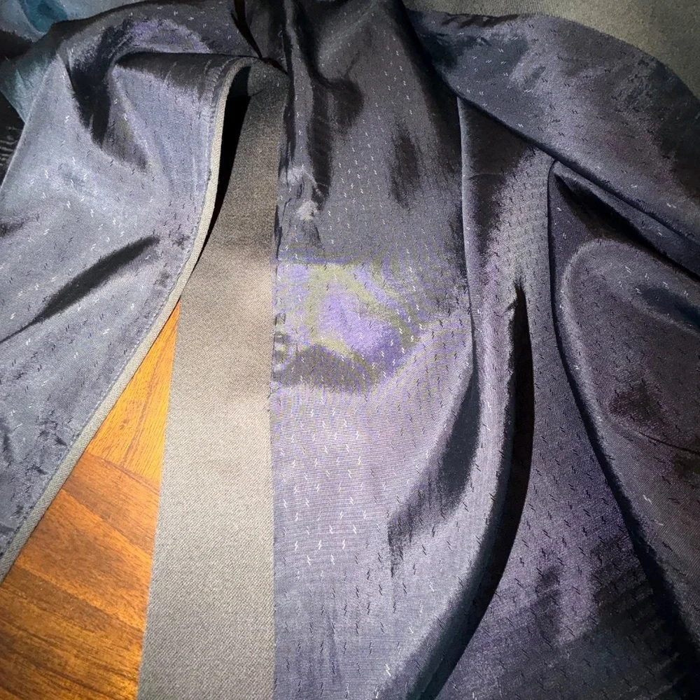 Vintage 90's Bachrach Men's Wool Double breasted Olive Green Dress Coat, Size 40